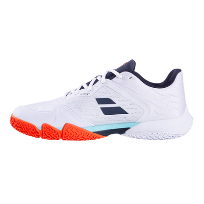 Babolat Jet Premura 3 White/Orange 2026 J. Lebron Padel Shoes