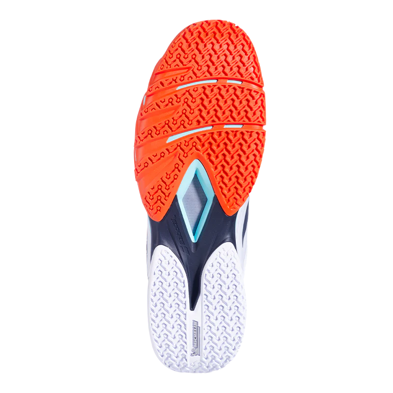 Babolat Jet Premura 3 White/Orange 2026 J. Lebron Padel Shoes