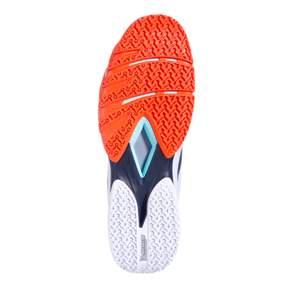 Babolat Jet Premura 3 White/Orange 2026 J. Lebron Padel Shoes