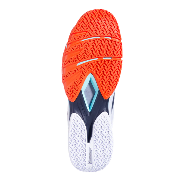 Babolat Jet Premura 3 White/Orange 2026 J. Lebron Padel Shoes